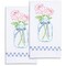 DIY Jack Dempsey Roses Jar Flowers Stamped Embroidery Hand Towel Kit